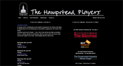 Desktop Screenshot of hampsteadplayers.org.uk