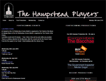 Tablet Screenshot of hampsteadplayers.org.uk